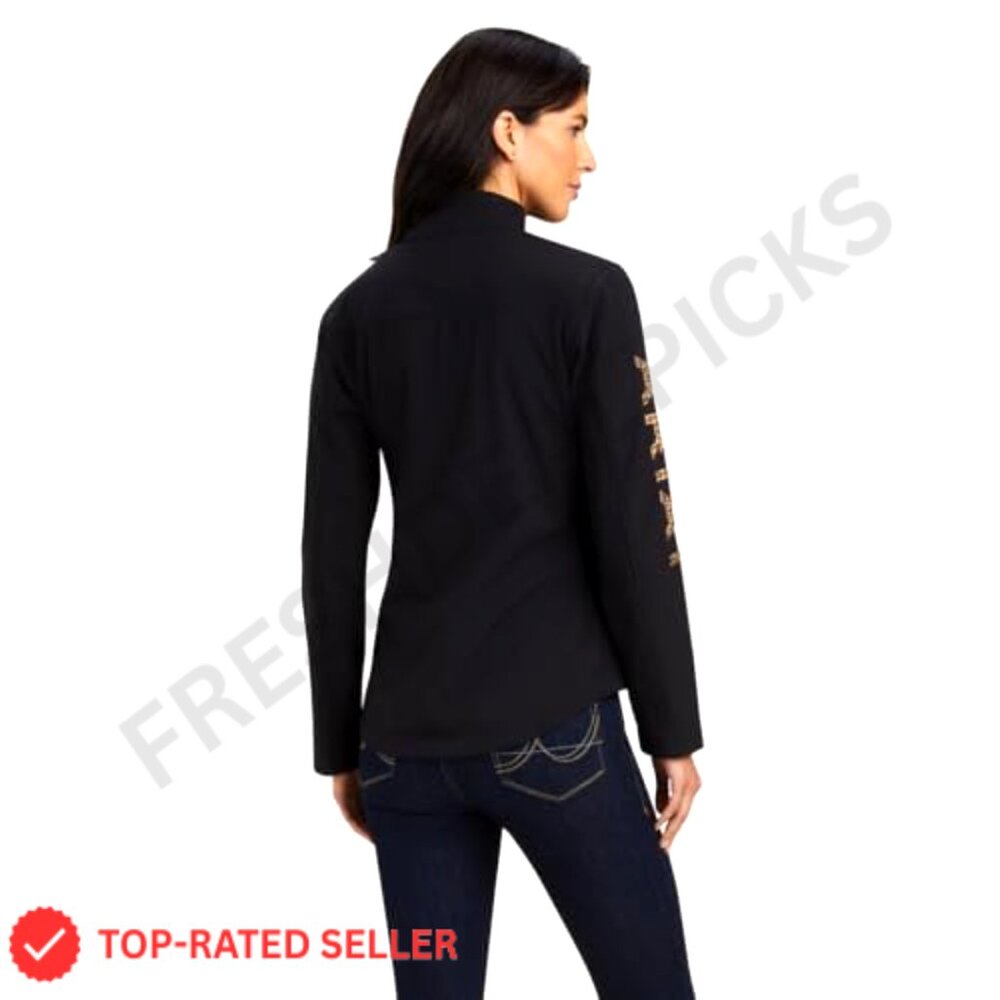 Wind and Water Resistant Softshell Jacket with Po… - image 2